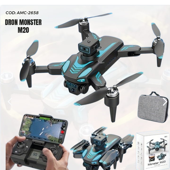 Dron Monster M20: Doble cámara, 8K y control total